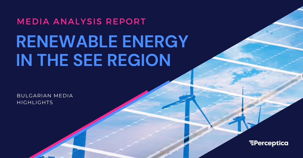 Renewable energy in the Southeast Europe region - Perceptica report cover